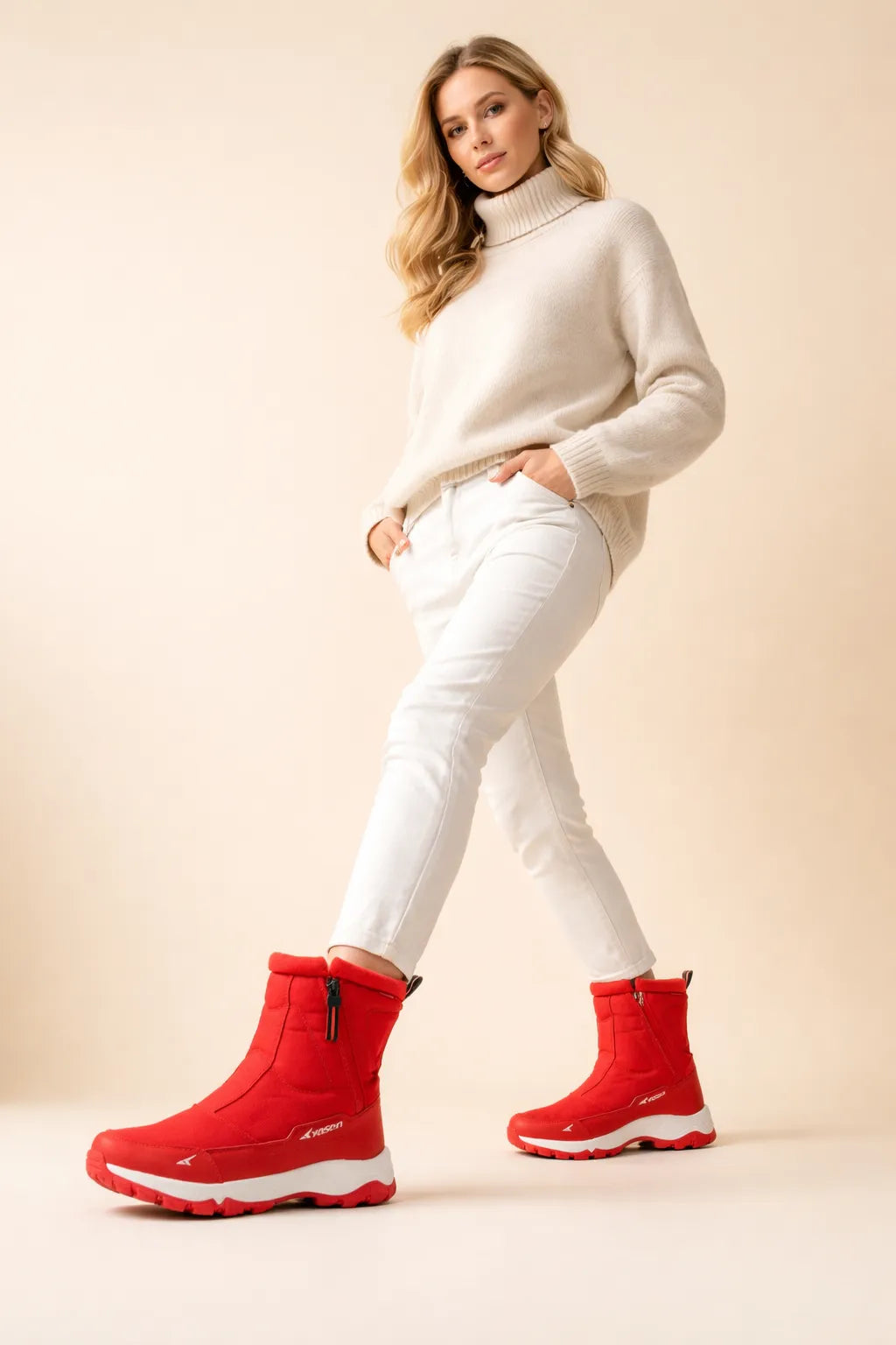 Women’s Casual Winter Boots with Non-Slip