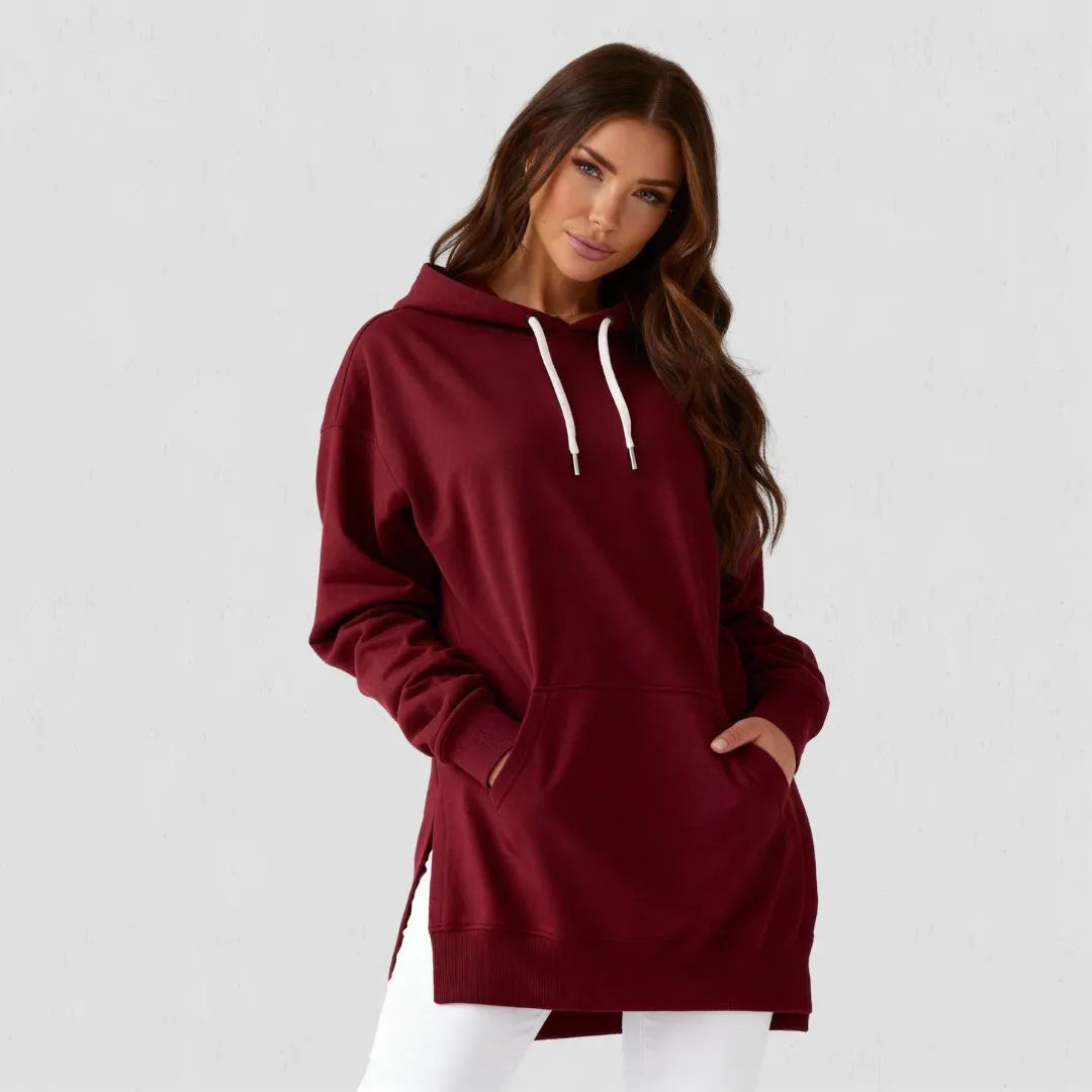 Women’s Oversized Casual Hoodie with Drawstring