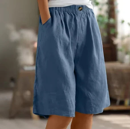 Women's Long Bermuda Shorts with Pockets