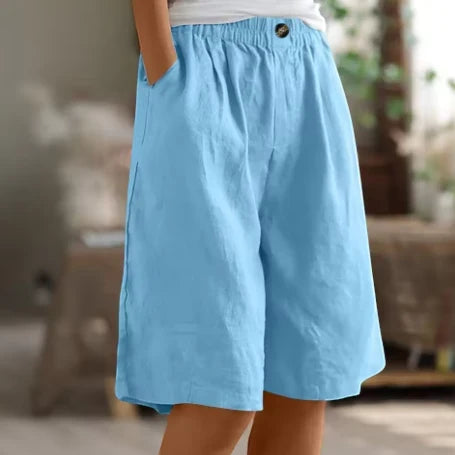 Women's Long Bermuda Shorts with Pockets
