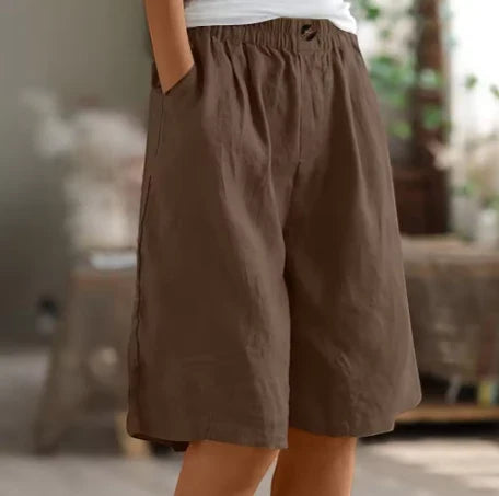 Women's Long Bermuda Shorts with Pockets