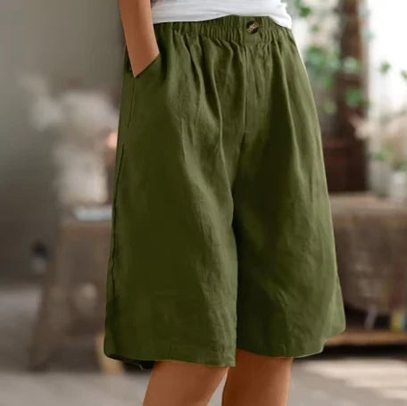 Women's Long Bermuda Shorts with Pockets
