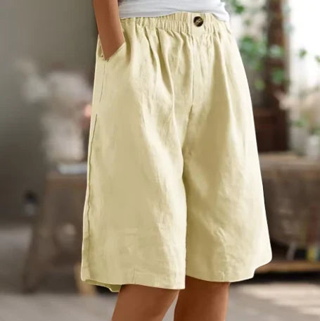 Women's Long Bermuda Shorts with Pockets