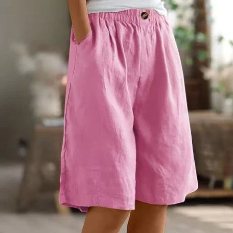 Women's Long Bermuda Shorts with Pockets