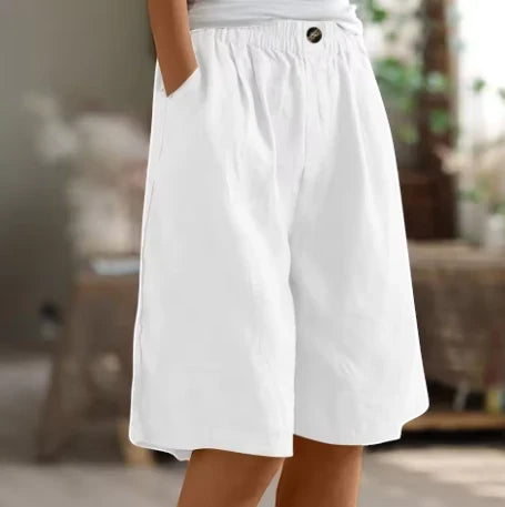 Women's Long Bermuda Shorts with Pockets