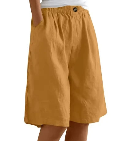 Women's Long Bermuda Shorts with Pockets