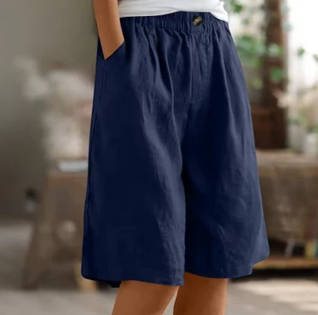 Women's Long Bermuda Shorts with Pockets