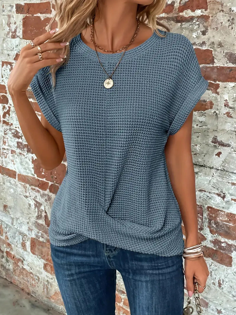 Ellis™ | Elegant blouse with round neckline