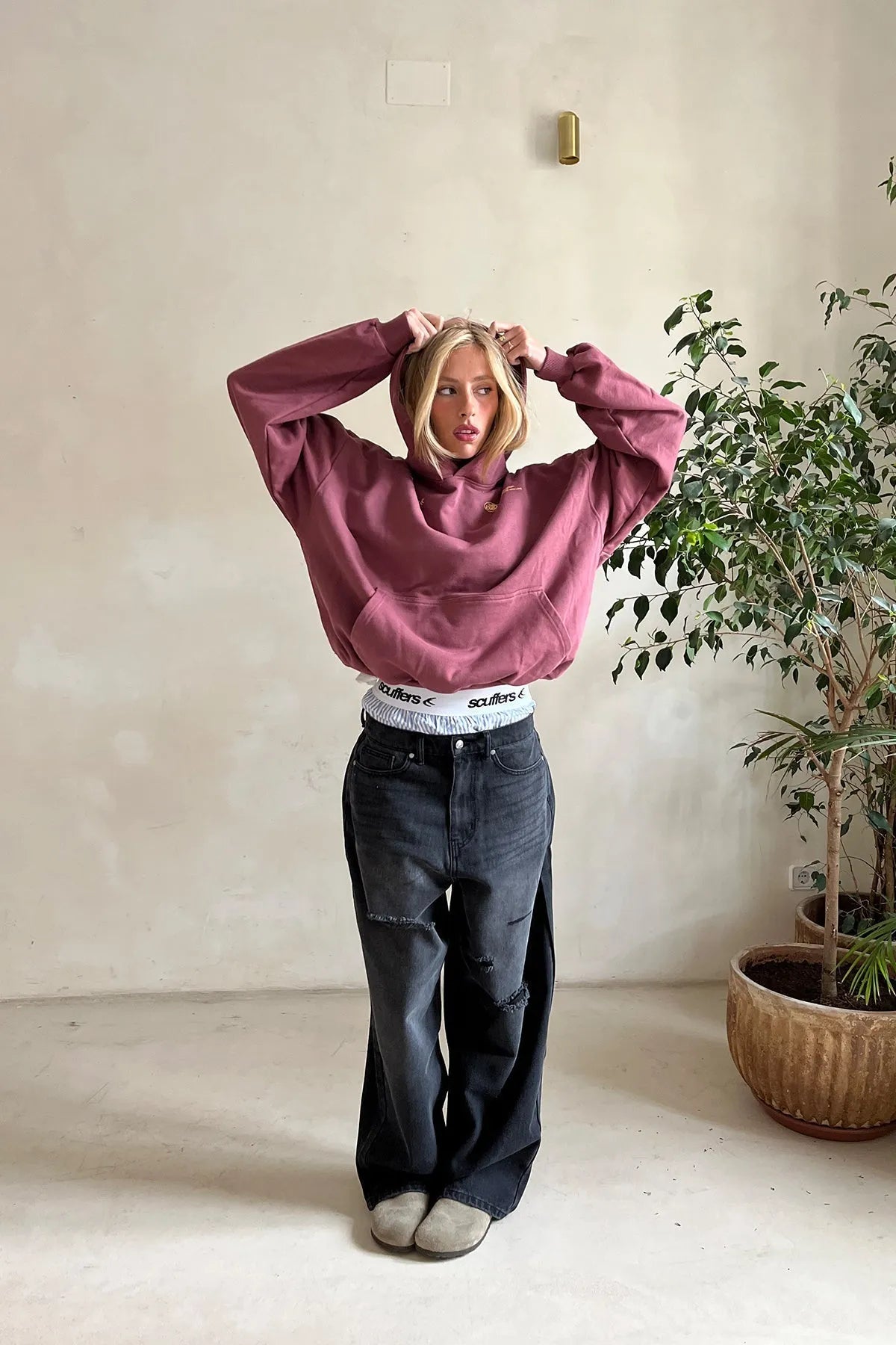 Women’s Casual Long Sleeve Hoodie with Pockets
