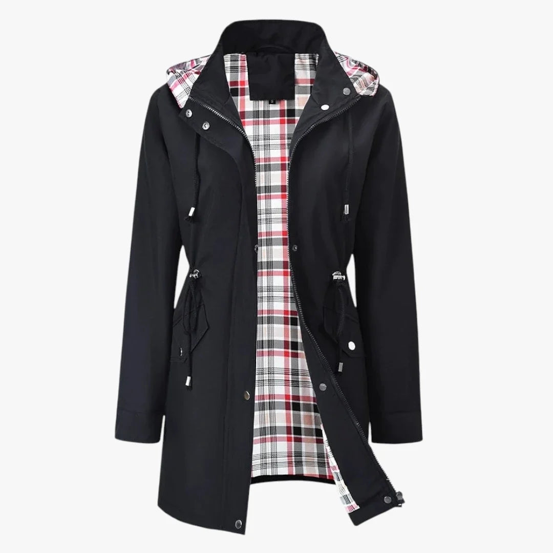 Women's Lightweight Long Jacket with Hood
