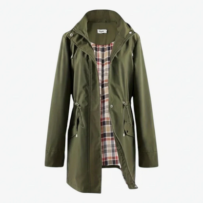 Women's Lightweight Long Jacket with Hood