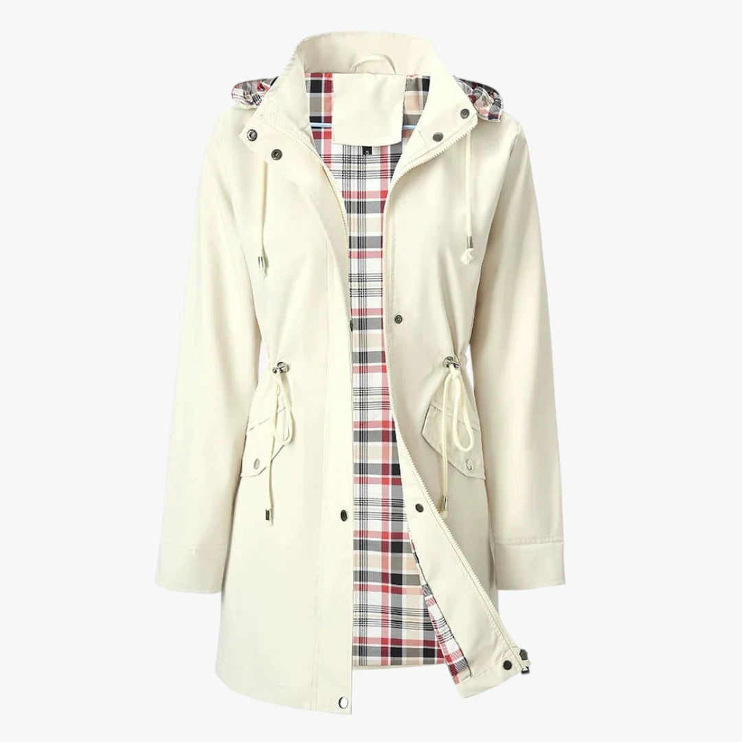 Women's Lightweight Long Jacket with Hood