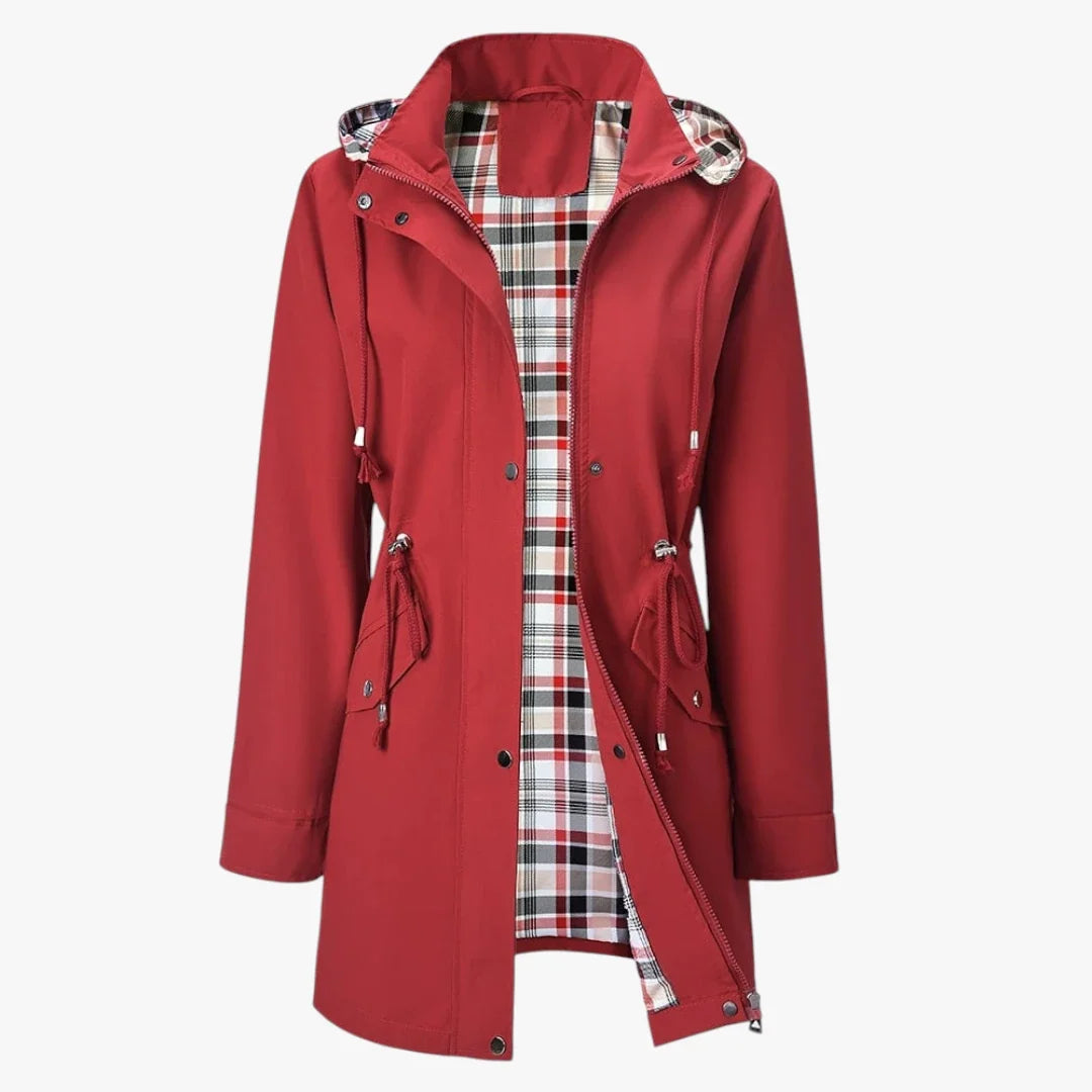 Women's Lightweight Long Jacket with Hood