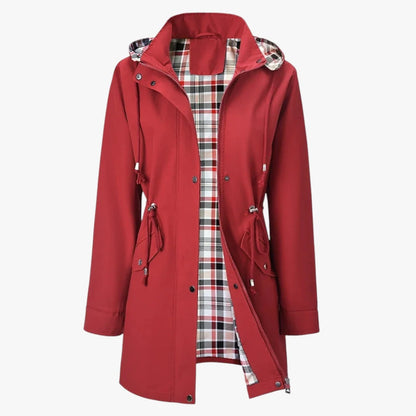 Women's Lightweight Long Jacket with Hood