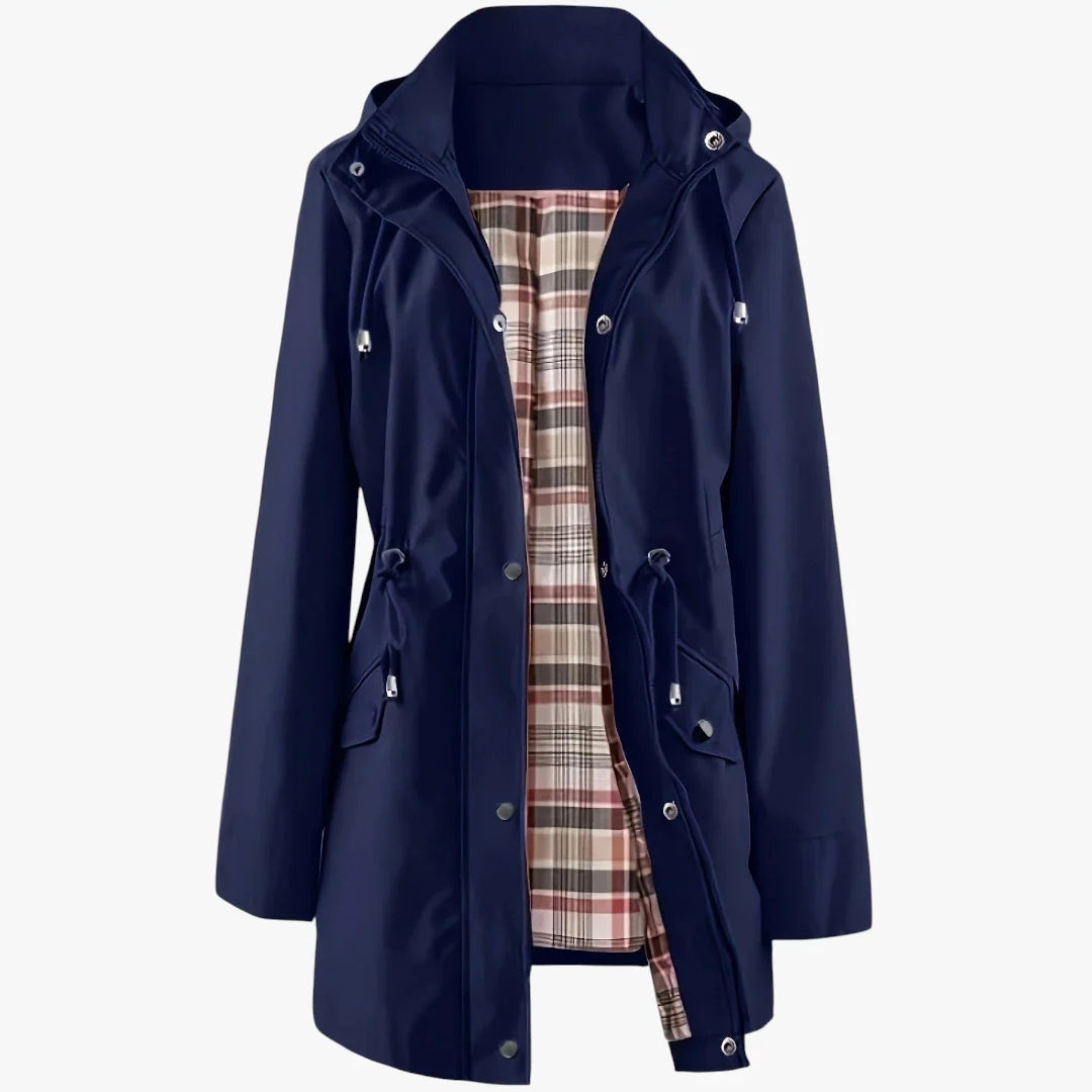 Women's Lightweight Long Jacket with Hood