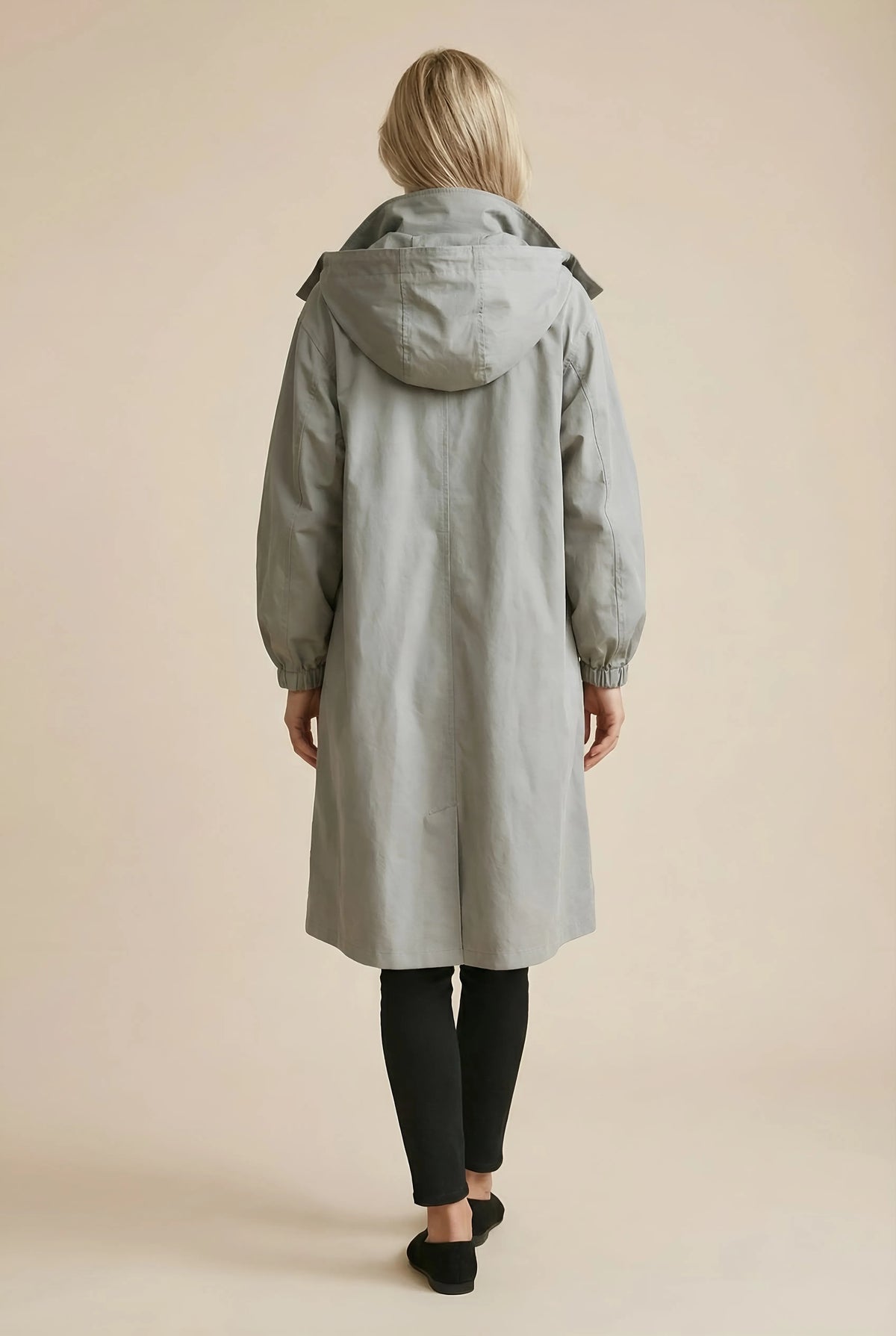 Women’s Long Casual Coat with Pockets