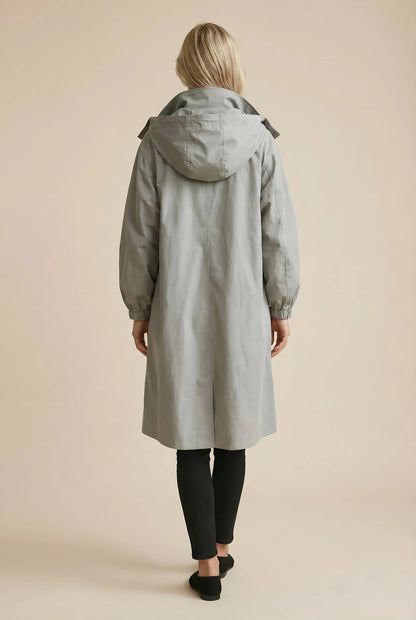Women’s Long Casual Coat with Pockets