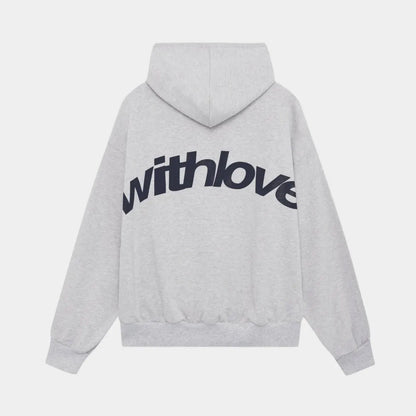 Women’s Oversized Casual Hoodie with Ribbed Cuffs