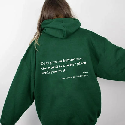 Women’s Oversized Soft Hoodie with Ribbed Cuffs