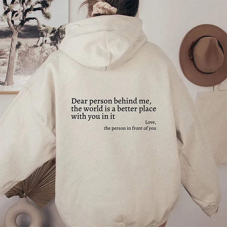 Women’s Oversized Soft Hoodie with Ribbed Cuffs