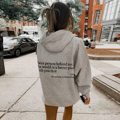 Women’s Oversized Soft Hoodie with Ribbed Cuffs
