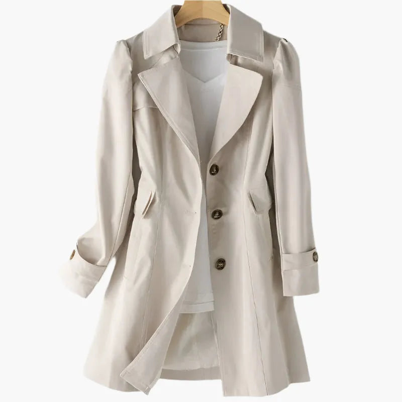 Women’s Tailored Casual Coat with Pockets