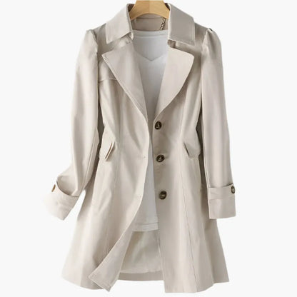 Women’s Tailored Casual Coat with Pockets