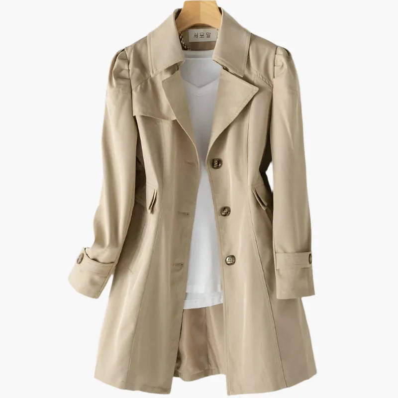 Women’s Tailored Casual Coat with Pockets