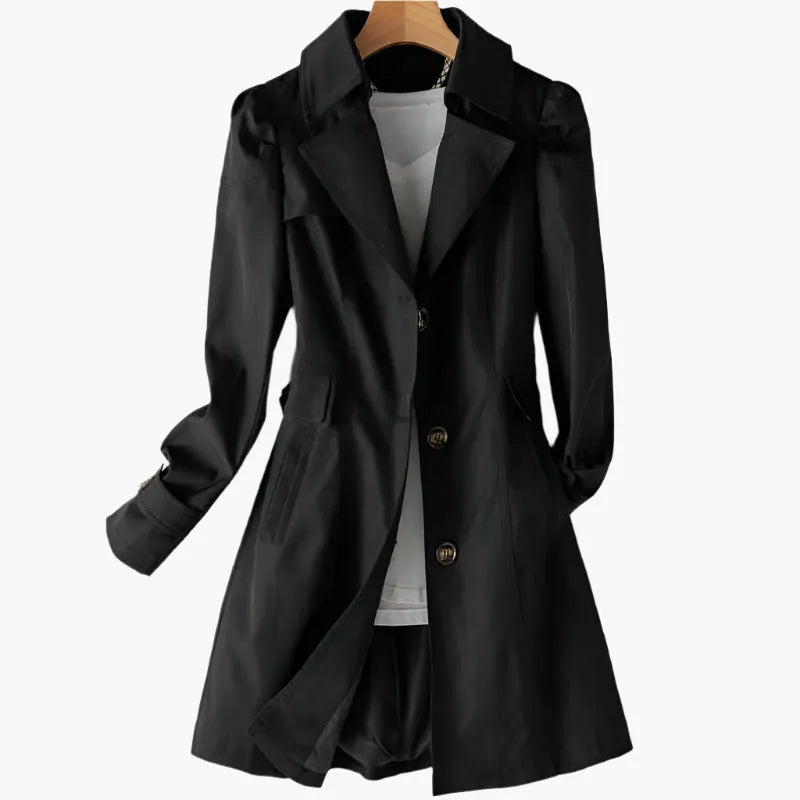Women’s Tailored Casual Coat with Pockets