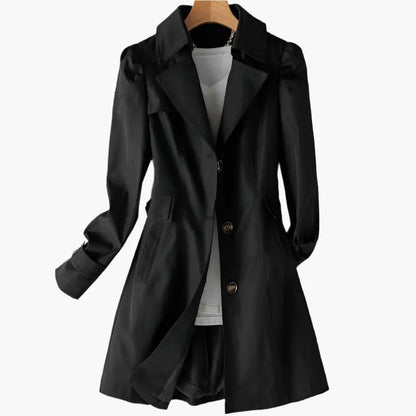 Women’s Tailored Casual Coat with Pockets