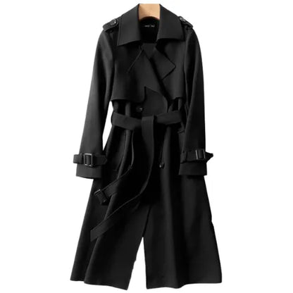 Women’s Vintage Lightweight Coat with Belted Waist
