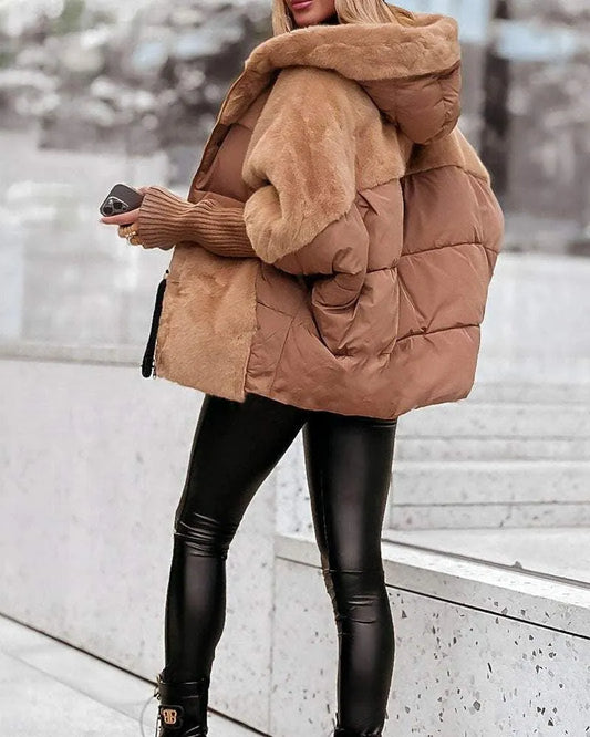 Women’s Warm Tailored Winter Jacket with Hood