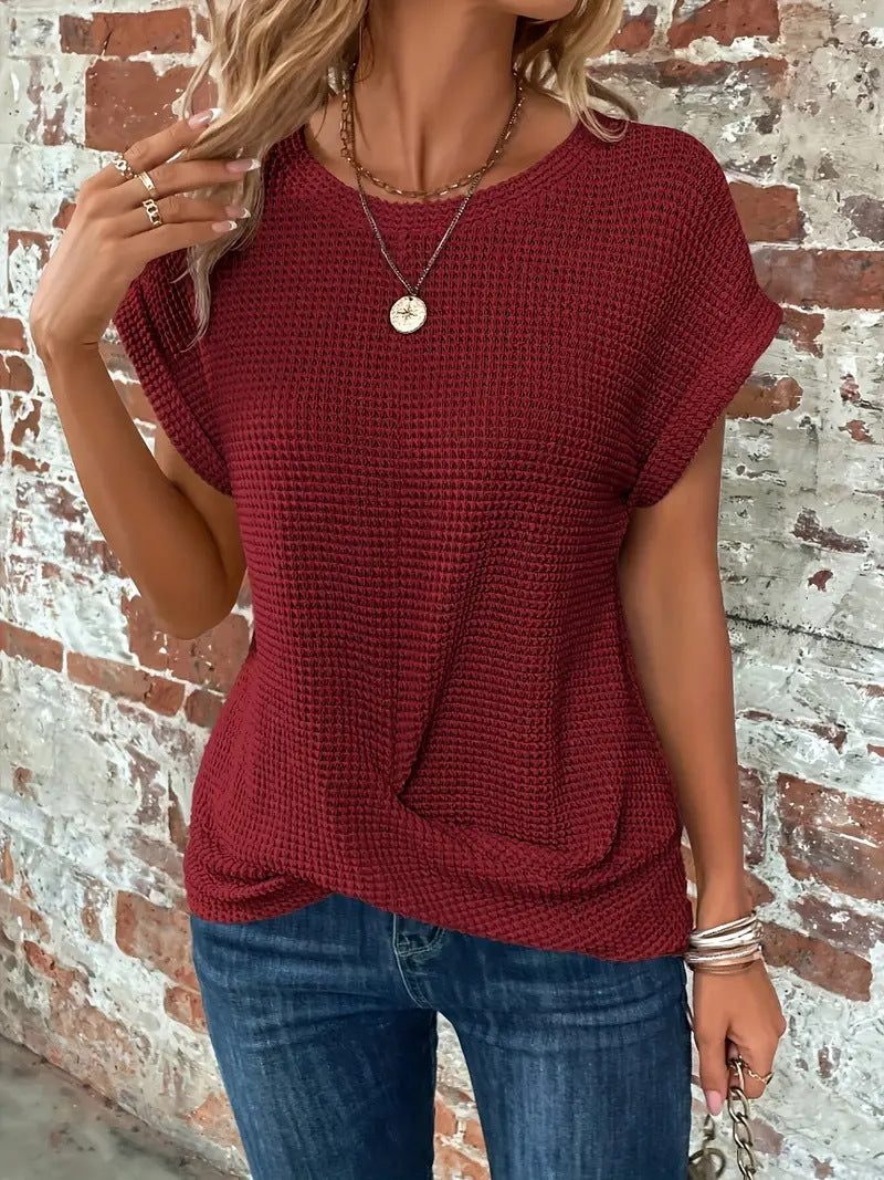 Ellis™ | Elegant blouse with round neckline
