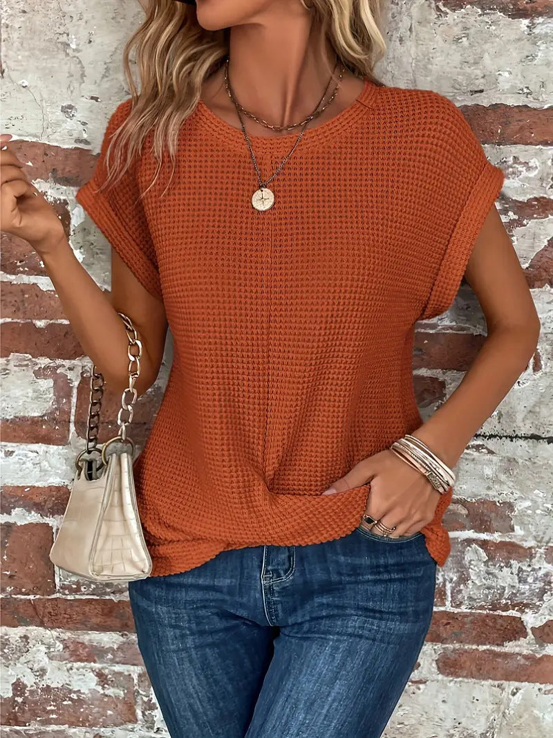 Ellis™ | Elegant blouse with round neckline